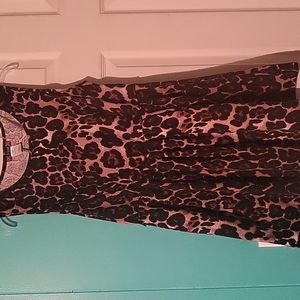 Leopard print dress / tunic